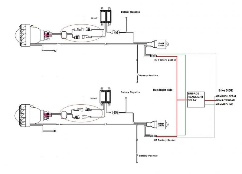 Universal Headlight Delay Relay
